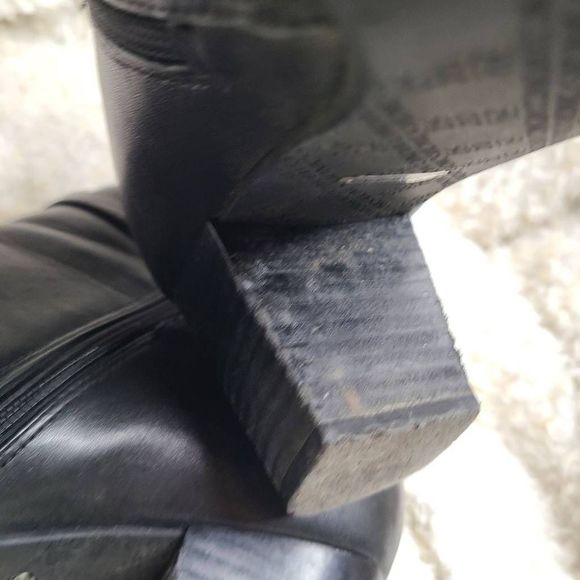 Vionic Upton Black Leather Ankle Boots size 11 - Picture 8 of 13